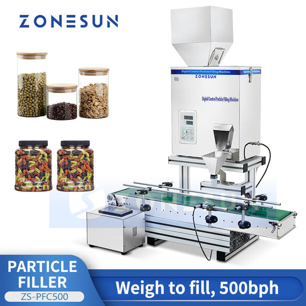 ZONESUN Automatic Digital Control Partical Filling Machine ZS-PFC500