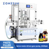 ZONESUN Automatic 2 Head Servo Gear Pump Filling Machine ZS-GPSV2