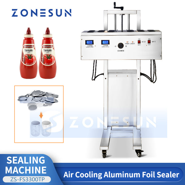 ZONESUN ZS-FS3300TP 10-360mm Aluminum foil sealing machine