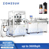 ZONESUN Monoblock Rotary Filling and Capping Machine ZS-FAL180F3