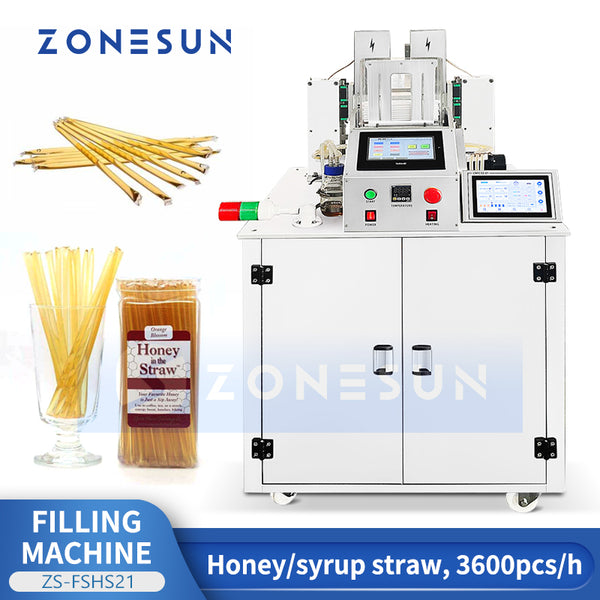 ZONESUN ZS-FSHS21 Honey Straws Filling Sealing Machine Honey Sticks Packaging Machine