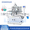 ZONESUN ZS-SV6HS Automatic 6 Head Servo Body Wash Filling Machine