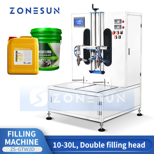 ZONESUN ZS-GTW2D 30L Paint Ckets Liquid Quantitative Weighing  Filling Machine