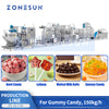 ZONESUN ZS-GL150 Candy Making Machine Gummy Candy Line