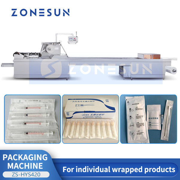 ZONESUN ZS-HYS420 Hygienic Products Wrapping Packaging Machine