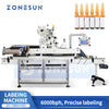 Zonesun ZS-TBRH100 Horizontal Small BottleTube Labeler with Traying System