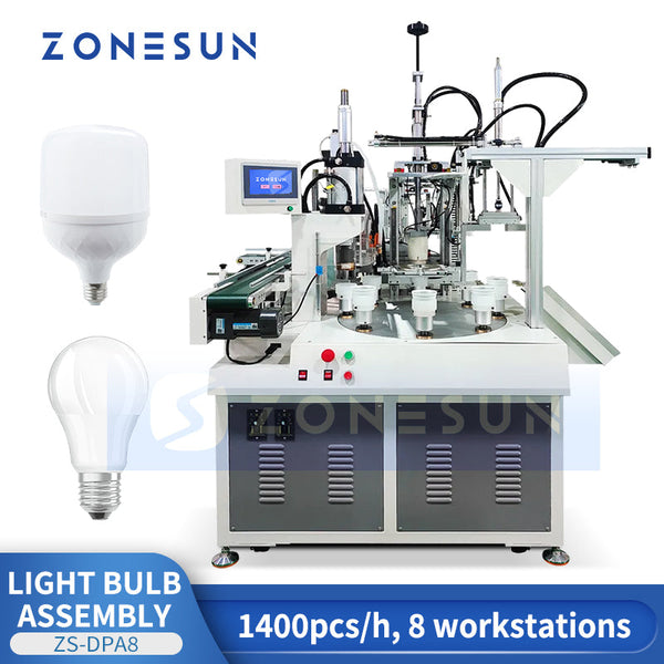 Zonesun ZS-DPA8 LED Light Assembly Machine Bulb Manufacturing