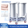 ZONESUN 316L Stainless Steel Storage Tank ZS-ST1500L