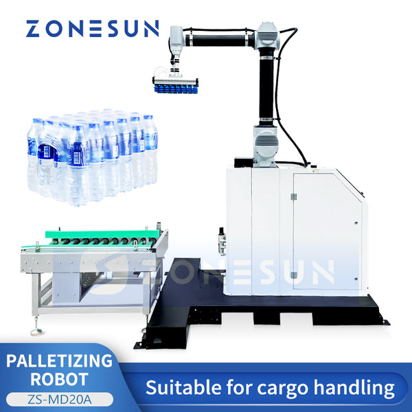 ZONESUN ZS-MD20A Automatic Robotic Robot Palletizer Robotic Arm Carton Packaging