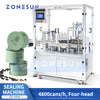 Zonesun ZS-HS4 Pre-cut Sealing Film Packaging Machine Automatic Precut Lid Cup Sealer