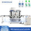 ZONESUN Automatic Explosion Proof Filling Machine Chemical Bottle Filler ZS-YTEX1