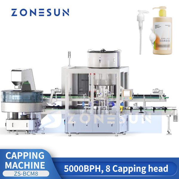 Zonesun ZS-BCM8 High Speed Pump Bottle Cap Capping Machine