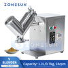 ZONESUN ZS-V2 Powder Mixing Machine Stainless Dry Powder Mixer Blender