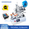 ZONESUN Automatic Custom Mold Flat Surfaces Labeling Machine Label Applicator ZS-TB105F