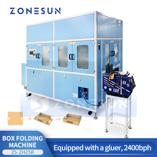 ZONESUN ZS-ZH25R Carton Folding Machine Boxing Machine