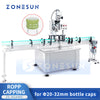 ZONESUN ZS-XG440C Automatic Ropp Roll-On Pilfer-Proof Metal Lock Cap Capping Machine