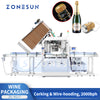 ZONESUN ZS-YG17 Automatic Wine Corking Machine Monoblock Cork Cager Machines