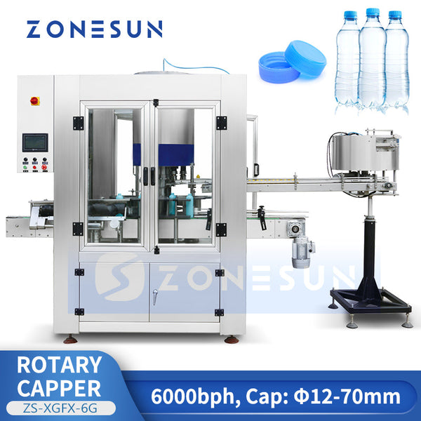 ZONESUN ZS-XGFX-6G Automatic High Speed Rotary Capping Machine