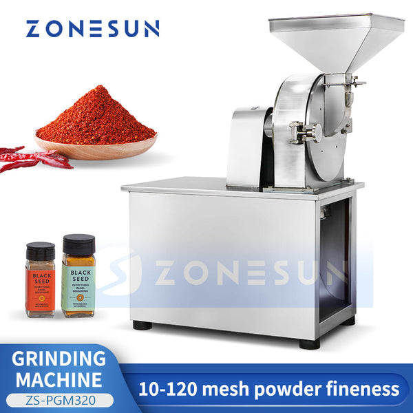 ZONESUN ZS-PGM320 10L Hopper Fine Powder Grinding Machine