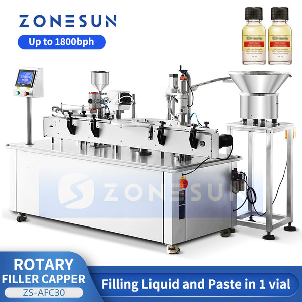 filling and capping packaging machine