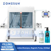 ZONESUN ZS-CL6T Automatic 6 Nozzle Magnetic Pump Filling Machine with Dust Cover