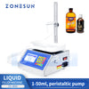 ZONESUN ZS-M90 Semi Automatic Peristaltic Pump Liquid Weighing Filling Machine