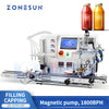 ZONESUN ZS-DTFC4Y Automatic 4 Nozzles Magnetic Pump Filling and Capping Machine