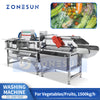 ZONESUN ZS-VW1500 Vegetable and Fruit Cleaning Washer Machine