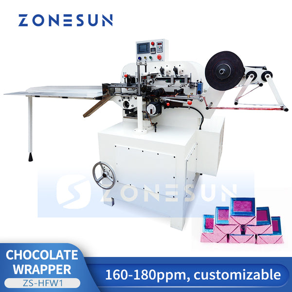 ZONESUN Cube Candy and Chocolate Packaging Wrapping Machine ZS-HFW1