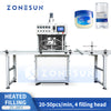 Zonesun ZS-JRF4 4 Head Piston Heating Filling Machine