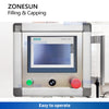 ZONESUN Automatic Vial Powder Auger Filler Filling and Capping Machine ZS-AFC24