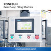 Zonesun ZS-VTGP8D Gear Pump Paste Viscous Liquid Filling Machine