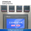 Zonesun ZS-HS4 Pre-cut Sealing Film Packaging Machine Automatic Precut Lid Cup Sealer