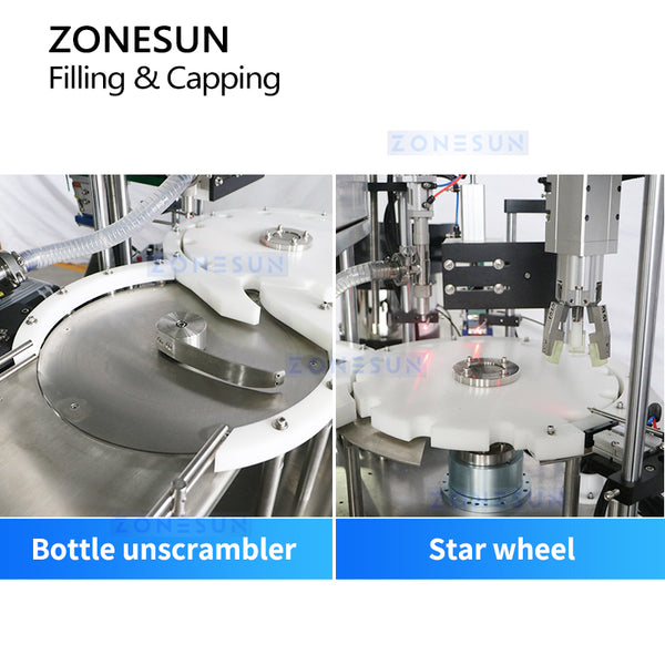 ZONESUN Monoblock Bottling Automatic Bottle Filling and Capping Machine ZS-AFC24