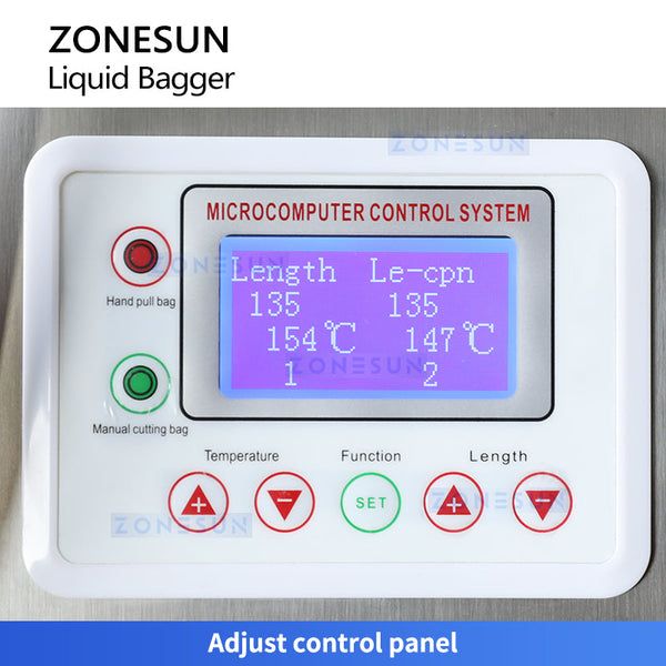 Zonesun ZS-FS200D Vertical Form Fill Seal VFFS Machines for Liquids