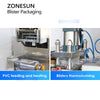 ZONESUN Automatic Blister Packaging Machine Horizontal Alu Packing Liquid Filling Sealing Equipment ZS-DDP270