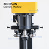 ZONESUN 39-150mm Canned Plastic Seamer Tinplate Ring-pull Can Sealing Machine ZS-LYC160