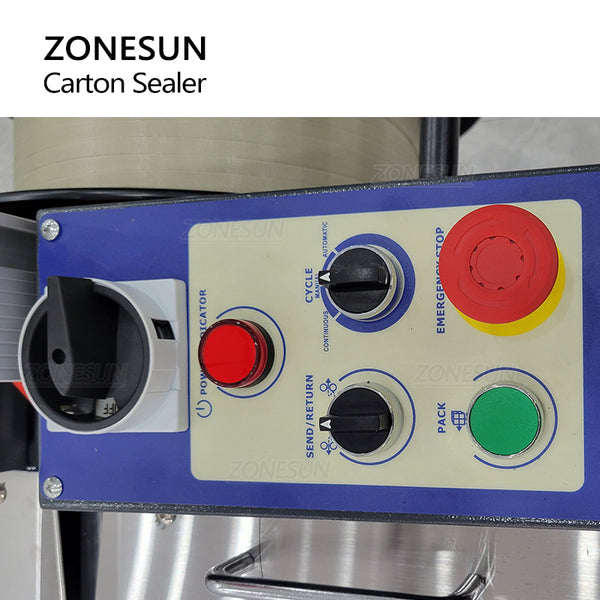 ZONESUN Automatic Carton Sealing Strapping Production Packaging Equipment Boxing System ZS-FK5050S