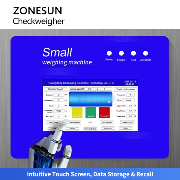 ZONESUN Small Mini Checkweigher ZS-CW150