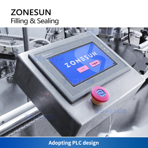 ZONESUN Automatic Custom Penicillin Bottle Vial Filling And Capping Machine ZS-PB450