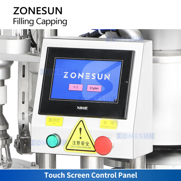 ZONESUN ZS-AFC37 Rotary High Speed Monoblock Filling and Capping Machine