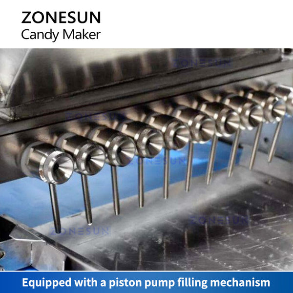 ZONESUN Chocolate Depositor Candy Filling Making Machine with Molding ZS-FM7C