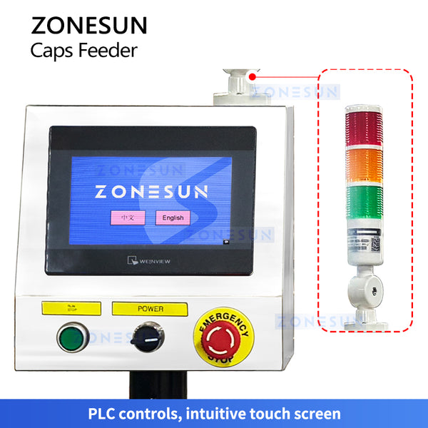 ZONESUN ZS-XG445S Trigger Sprayer Cap Feeder Feeding Machine