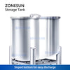 ZONESUN 316L Stainless Steel Storage Tank ZS-ST1500L