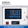 ZONESUN ZS-MPYT250C Automatic Magnetic Pump Liquid Filling Machine With Conveyor