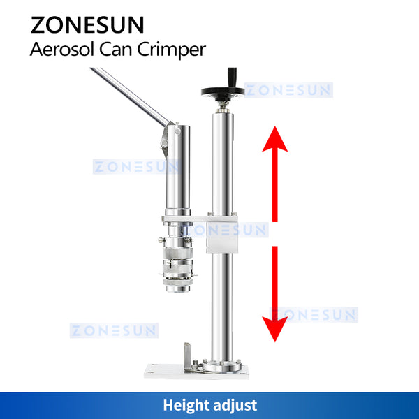 ZONESUN ZS-YG25C Manual Aerosol Can Capping Machine