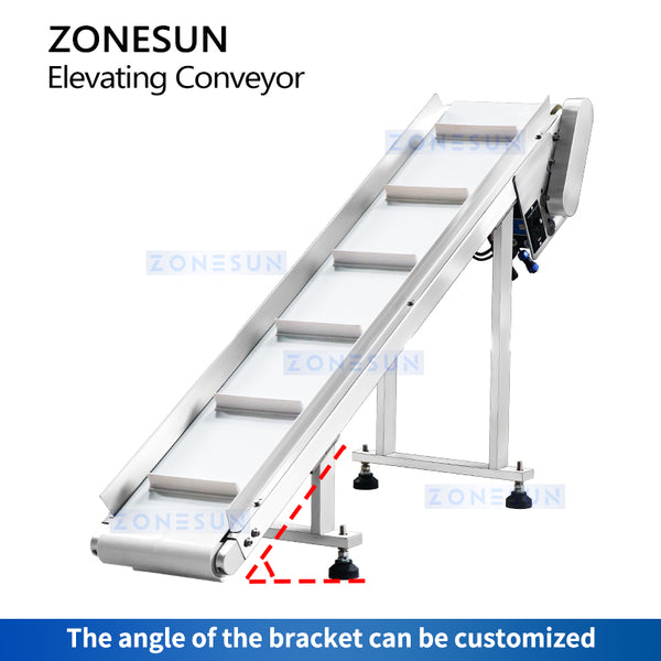 ZONESUN ZS-SLJ6 Automatic Conveyor Belt Cargo Transport Elevator