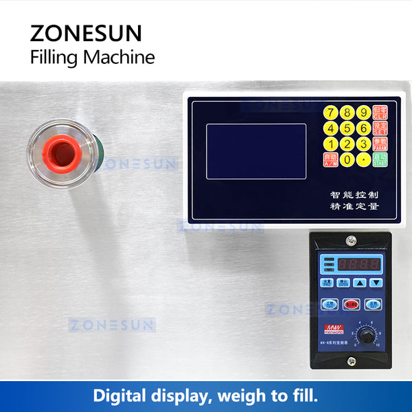 ZS-GPW1 High Folw Rate Gear Pump Liquid Weighing Filling Machine