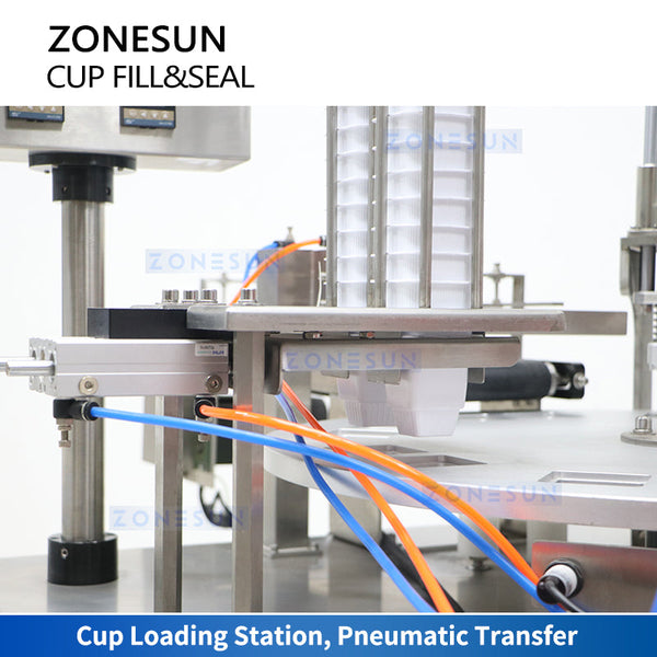 Zonesun ZS-AFC06 Automatic Cup Filling and Sealing Machine Cup Packaging Machine