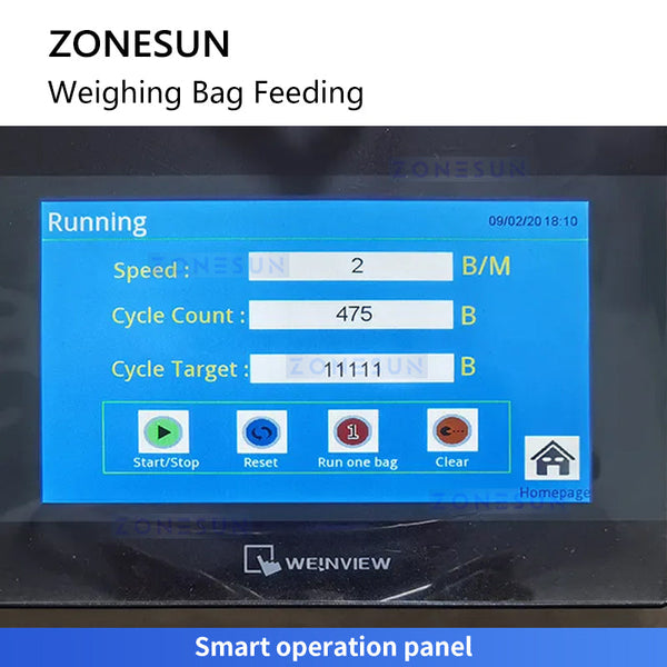 Zonesun ZS-CZP320 Multi Head Vertical Granule Packaging Machine